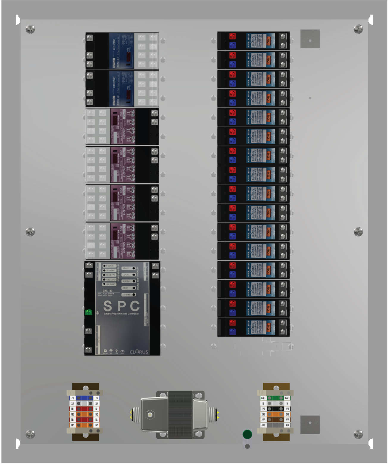 16 Load ON/OFF & Dimming Lighting Control Panel