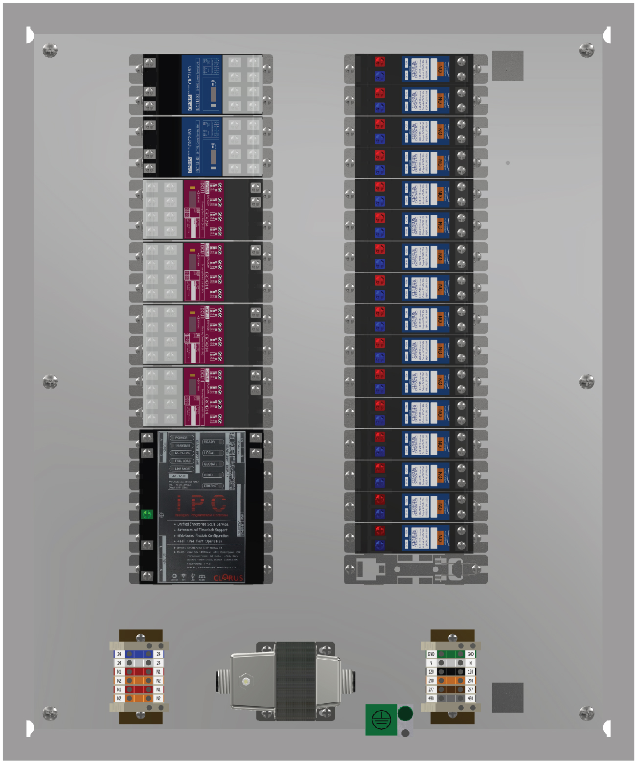 16 Load ON/OFF & Dimming Lighting Control Panel