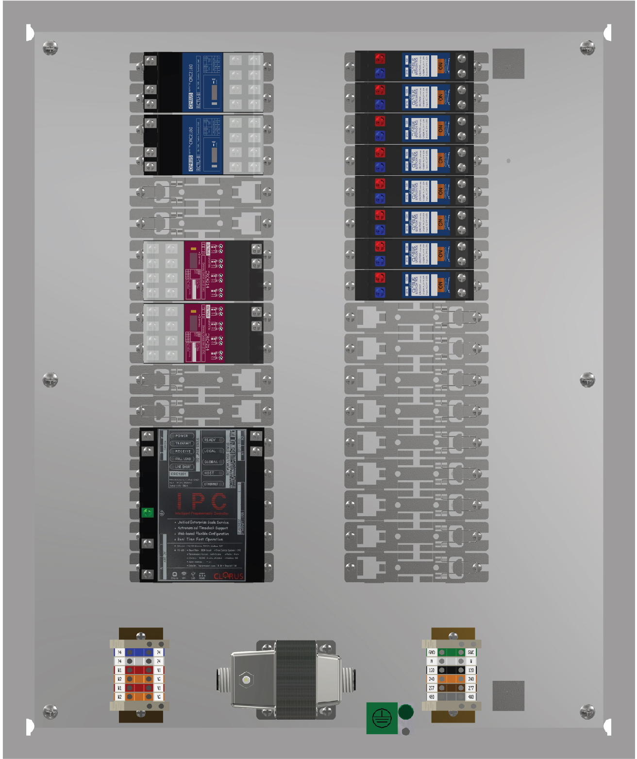 8 Load ON/OFF & Dimming Lighting Control Panel